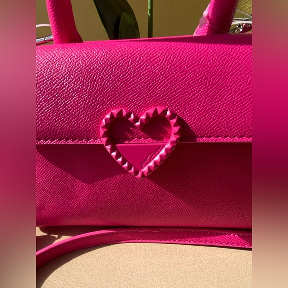 Betsey Johnson Pink Mini Satchel - Picture 3 of 10